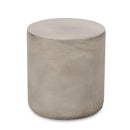 Cylindrical Design, Outdoor Lightweight Concrete Side Table