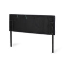 Marakesh - Contemporary Fabric Upholstered King / California King Headboard - Black