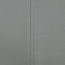 Pagan - Side Chair (Set of 2) - Gray Synthetic Leather & Chrome