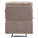 Arcadia - Motion Recliner - Beige Woven Fabric