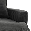 360° Swivel Accent Barrel Chair With Dual Layer Cushion And 3 Removable Pillows