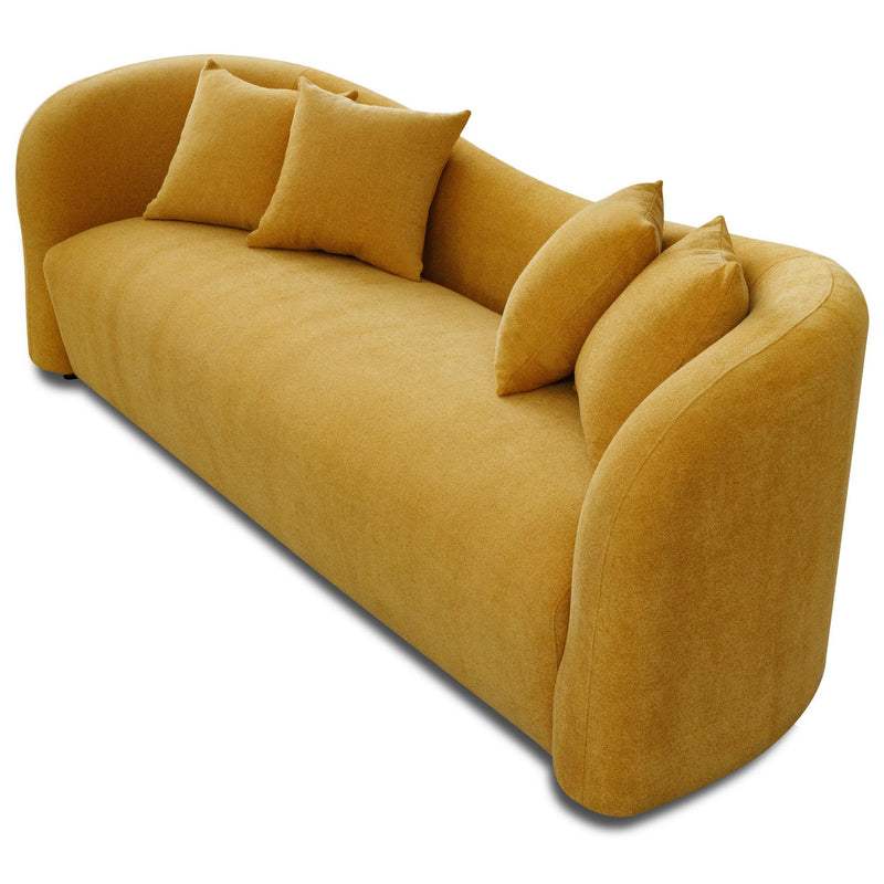 Mason - Mid Century Modern Luxury Tight Back Curvy Couch