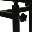 Modern Industrial Bed Laptop Table With C - Shape Design And Adjustable Height - Natural