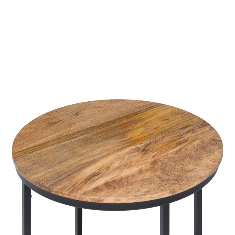 Jenna - Handcrafted Round Side Table