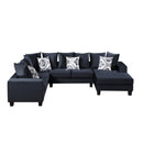 Modern U Shape Sectional Sofa Corner Couch With Lots Of Pillows Included, Elegant And Functional