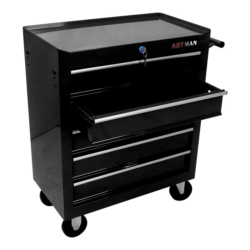 Multifunctional Tool Cart With Wheels And Drawers