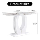 Modern Minimalist Rectangular Counter Bar Table