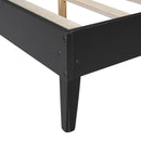 Bed Frame With 2 Nightstands Elegant Design With Lamps