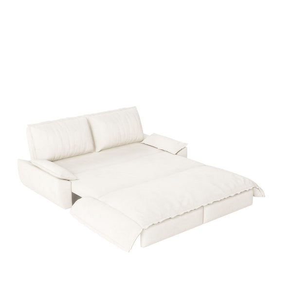 Pull Out Sleeper Sofa Bed, 3 In 1 Multi Functional