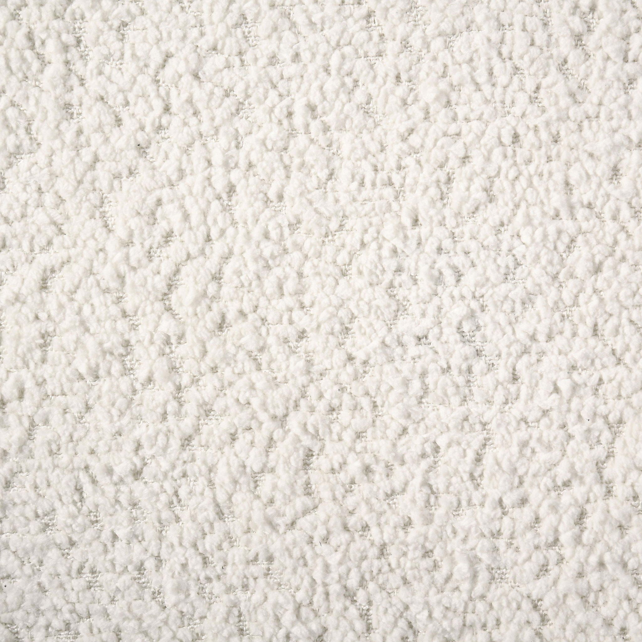 Dorset Fabric Upholstered Round Track Arm Loveseat White