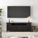 Redmond - TV Media Stand - Hickory Brown