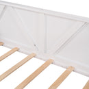 Twin size Daybed, Wood Slat Support, White