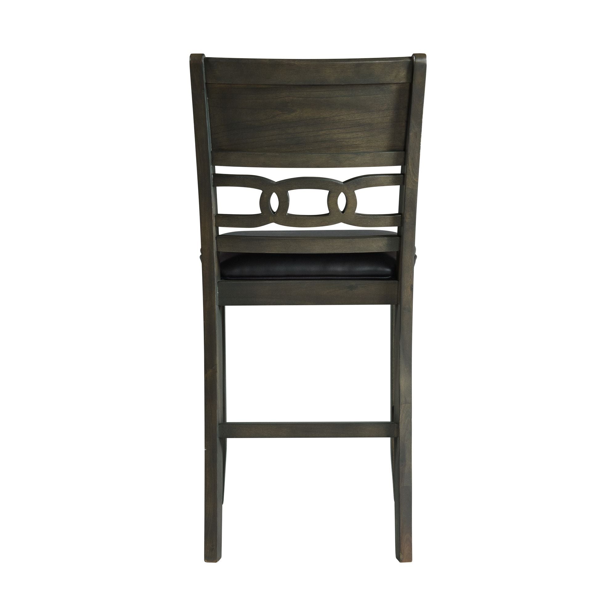 Amherst - Counter Side Chair With PU Cushion (Set of 2) - Gray Finish