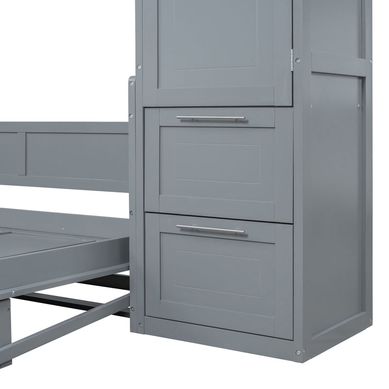 Murphy Wall Bed With Closet And Drawers
