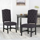 Elegant Dining Chair With Button Tufted Design