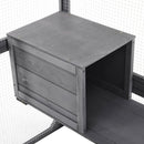 Outdoor Cat House, Diy Cat Enclosure Catio With Double Enter Doors