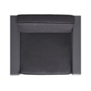 Cape Coral - Club Chair - Dark Gray