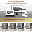 Modern Comfy Upholstered 4 Seat Sofa Cloud Couch,Deep Seat With Soft Pillows