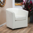 Melodize - Swivel Club Chair With Barrel Shape Design