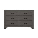 6 Drawer Dresser - Brown