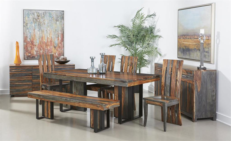Fallon Dining Bench with Routed Edge