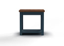 Nantucket - Side Table - Blue Denim, Whiskey