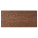 Farmhouse Charm Dining Table With Square Leg