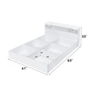 Perse - Queen Bed - White Finish - Atlantic Fine Furniture Inc