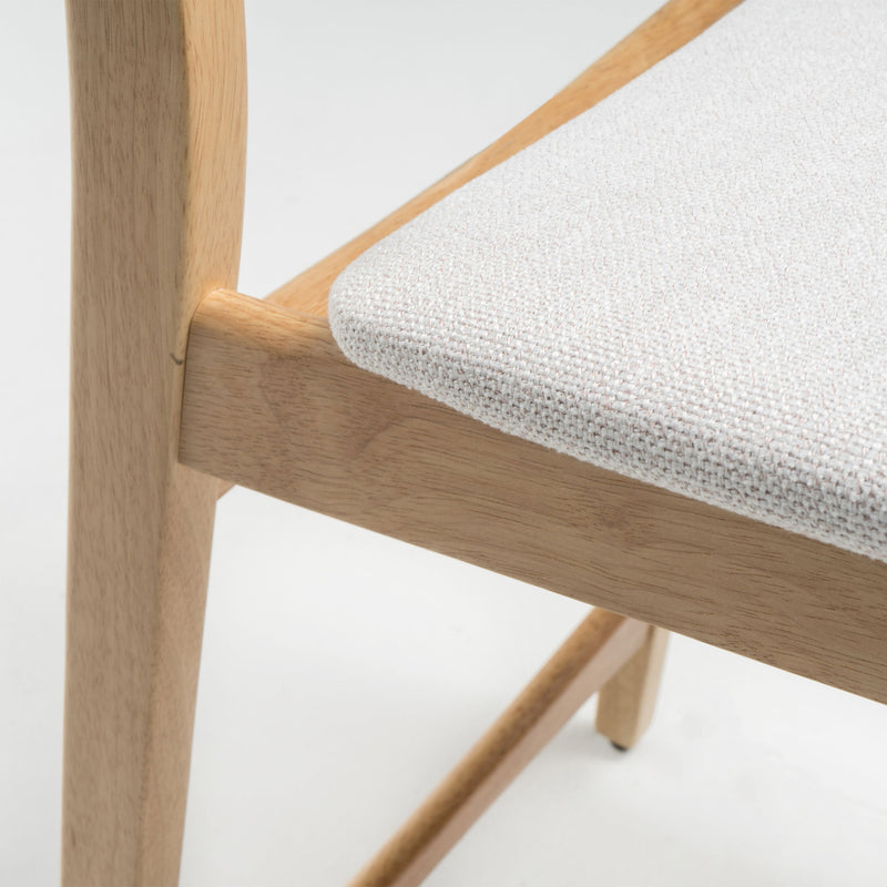 Retro Modern Counter Height Chair Set With Cushioned Seats