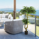 Artificial Dracaena Tree Indoor Faux ery Plant For Decoration, 150Cm - Green