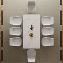 Modern Retractable Sintered Stone Dining Table