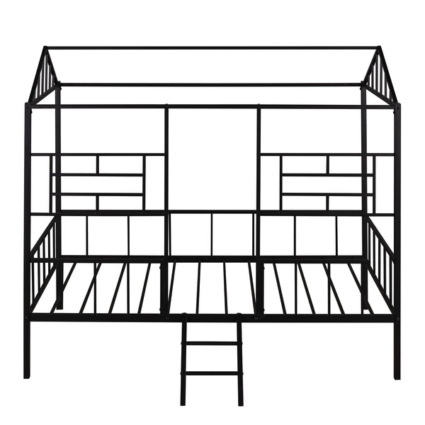 House Bed Frame With Slatted Support, No Box Spring Needed