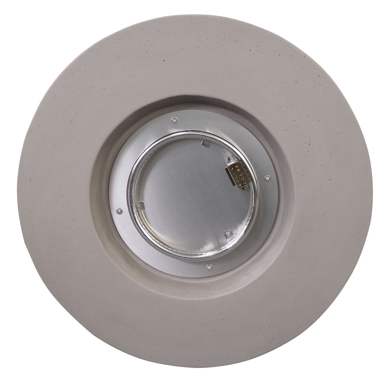 Round Iron Fire Pit With 40,000 Btu