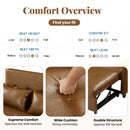 Convertible Sleeper Bed, Adjustable Oversized Armchair With 3 USB Ports