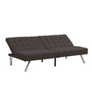 Modern Sofa Bed With Wood Frame And Stainless Legs