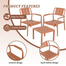 3 Piece Indoor / Outdoor Leisure Table And Chair Set