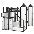 Castle Shaped Bunk Bed With Wardrobe And Storage