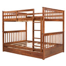 Bunk Bed With Ladders And 2 Storage Drawers