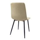 Modern Upholstered Dining Chairs With Cushion Seat And Sturdy Legs (Set of 4)