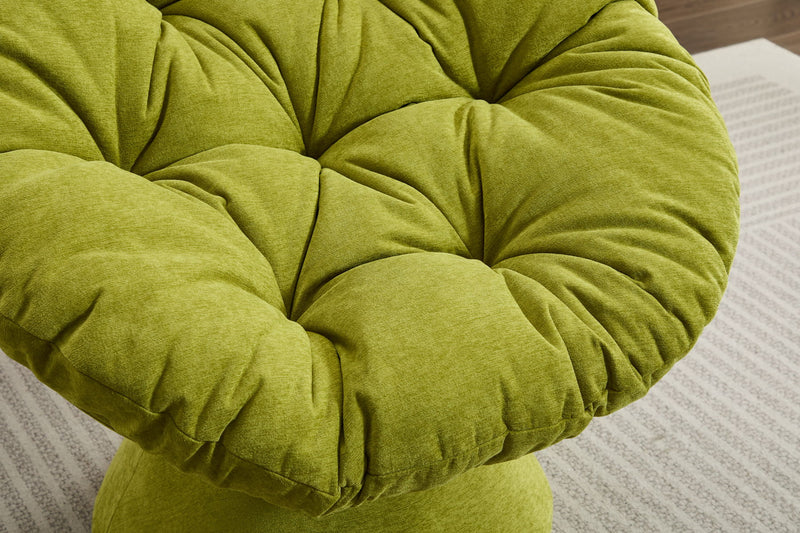 Oversized Swivel Accent Chair, 360 Swivel Barrel Chair, Papasan Chair For Living Room Bedroom