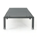 Outdoor Patio Chaise Lounge With 5 Reclining Positions