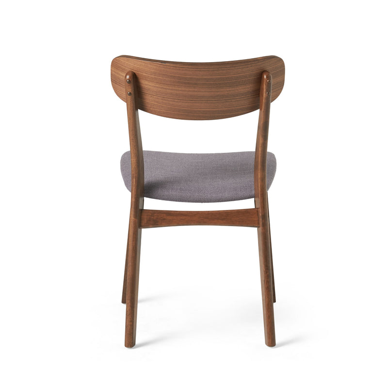 Elegant Fabric Dining Chair With Cushioned Seat