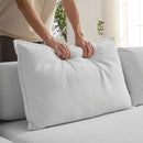 Modular L Shaped Floor Living Room Sofa Set With 6 Pillows