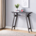 Faux Marble Top Console Table, Home Entryway Table With Shelve