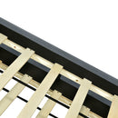 Full Size Velvet Storage Platform Bed, with 2 Big Drawers, T Size Trundle and LED Light, Gray