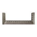 Contemporary 3 Seater Sofa With Button Tufting