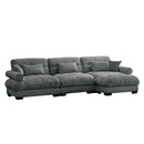 Super Comfort Oversized Modular Sectional Sofa With Movable Ottoman