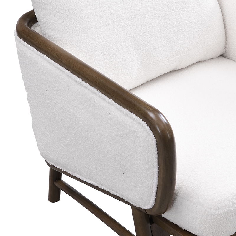 Upholstered Accent Armchair For Living Room