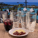 Leading Ware Swirl Acrylic Glasses Drinking (Set of 4)