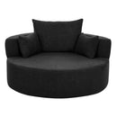 360° Swivel Chair Accent Barrel Chair With Removable Pillows